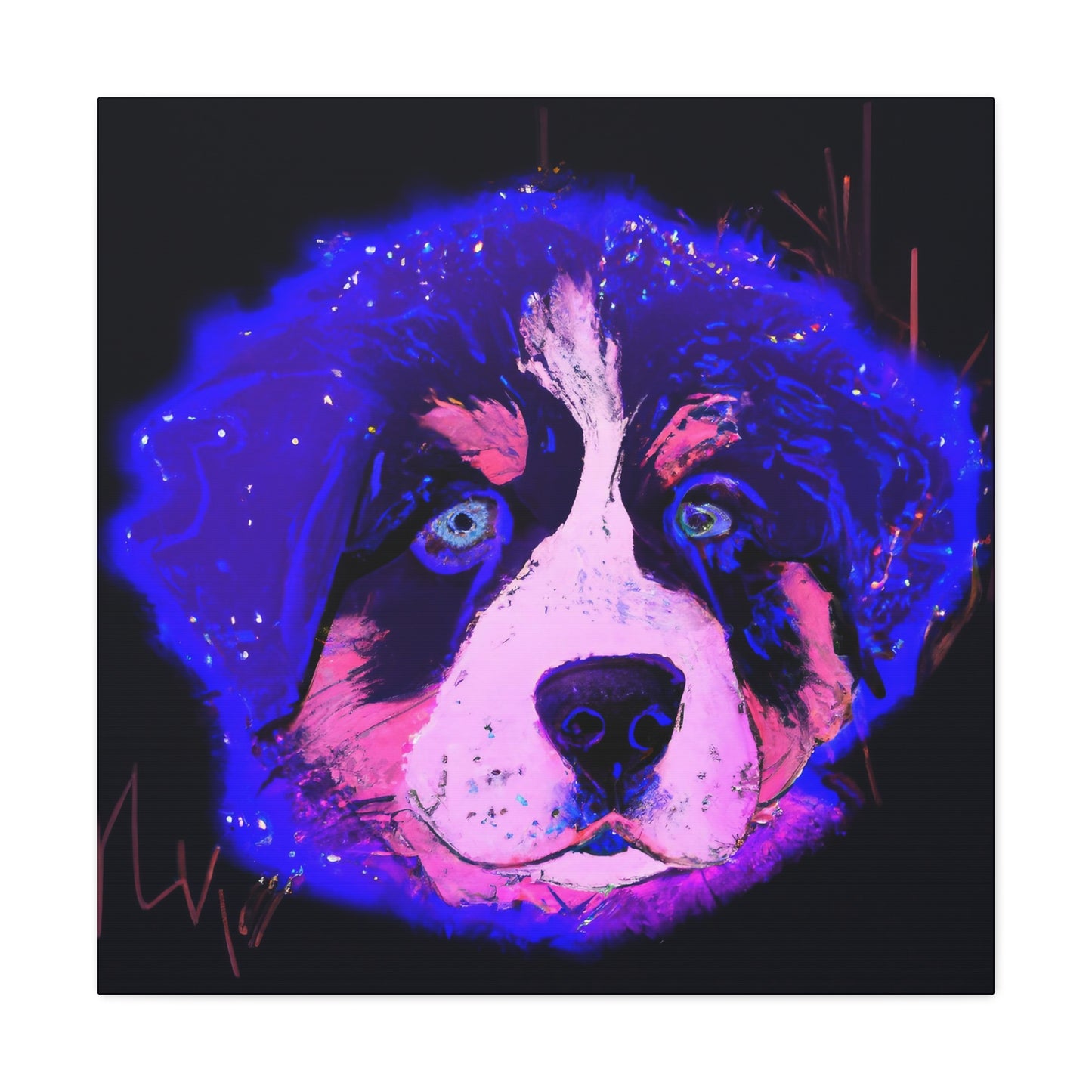 Princess Isabella De Montaltier of Zurich - Bernese Mountain Dog - Canvas