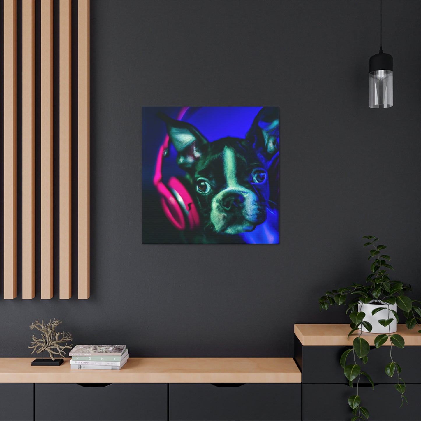 Countess Lorelai Augusta of Boston - Boston Terrier - Canvas