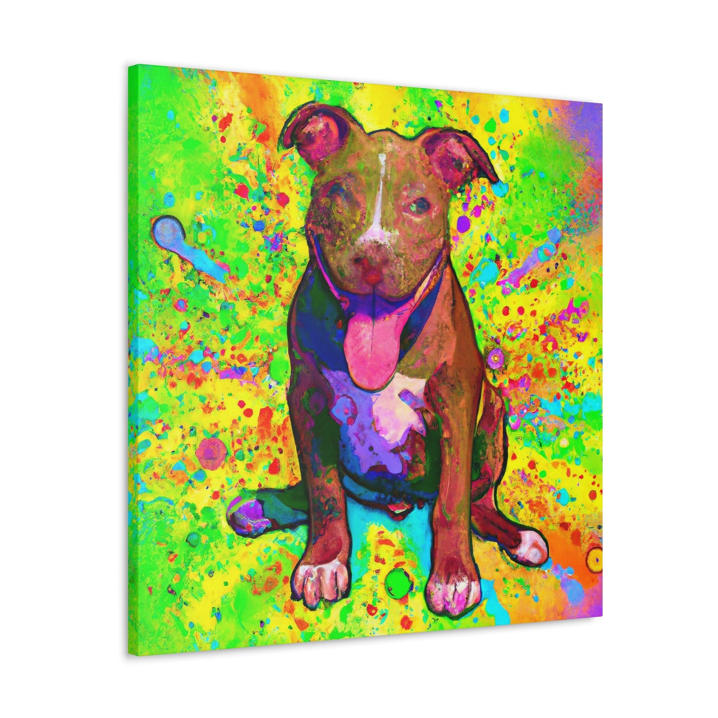 Princess Artemisa of Albion - Pitbull Puppy - Canvas