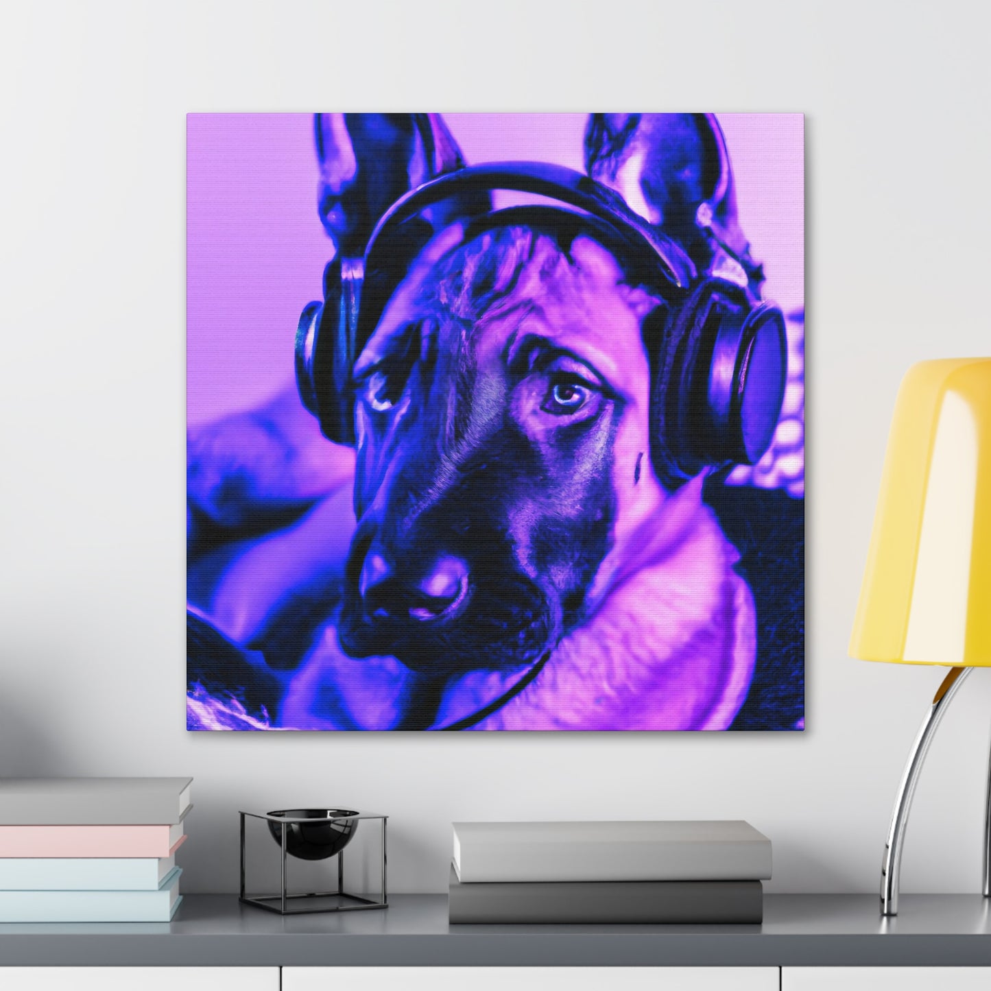 Countess Émilie de Stanhope - Belgian Malinois - Canvas