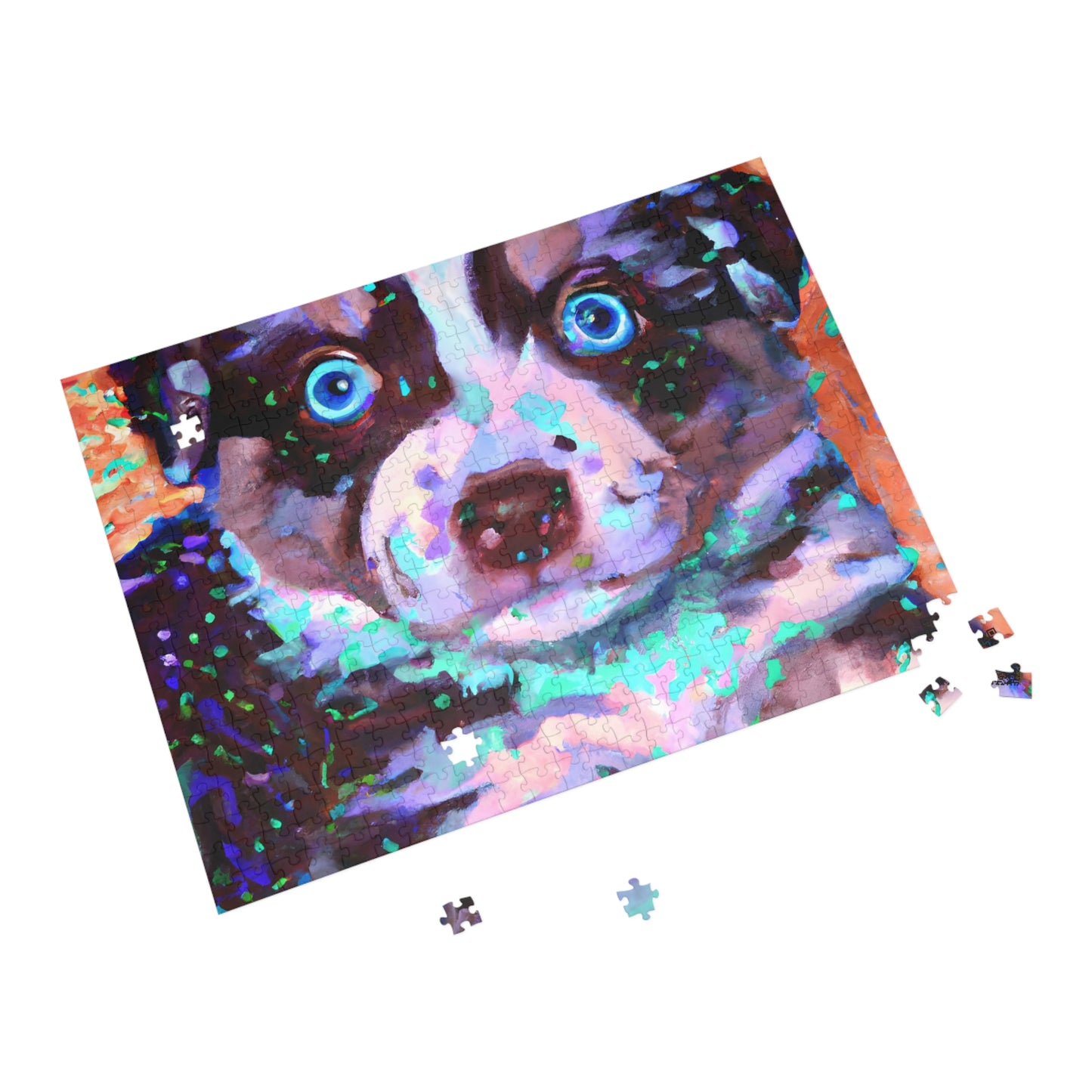 Claude Perleau - Australian Shepherd Puppy - Puzzle