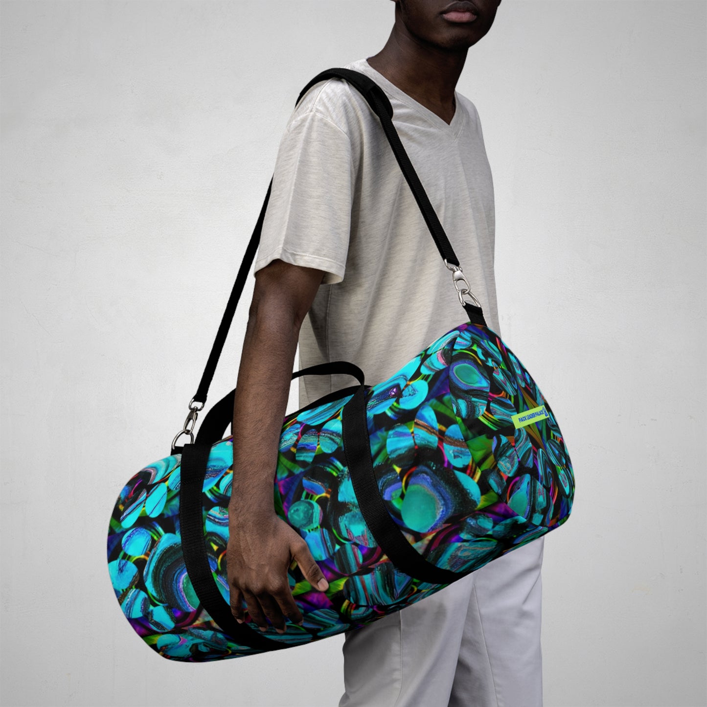 Jacques Flourescence - Paw Print - Duffel Bag