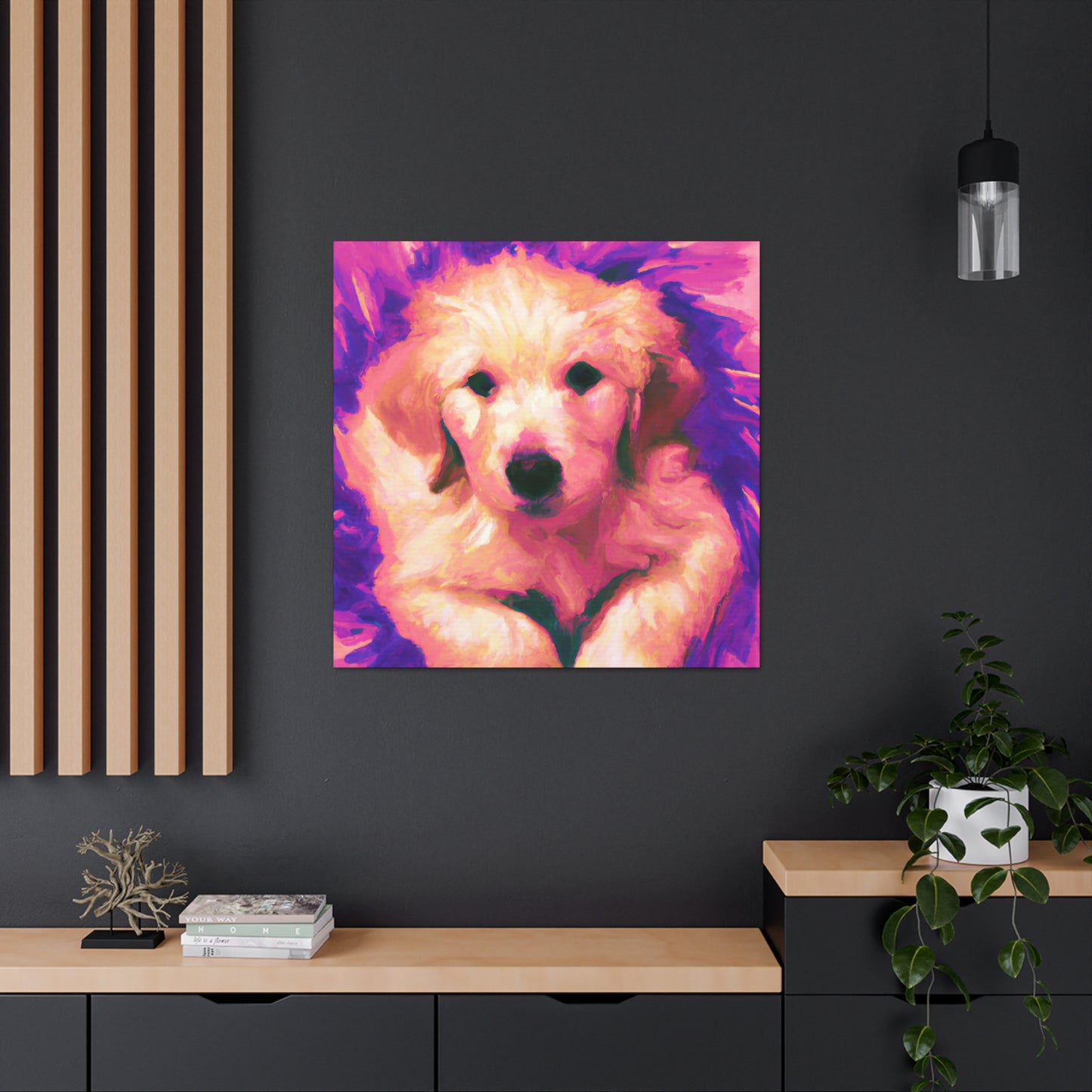 Earlene of Verdume - Golden Retriever Puppy - Canvas