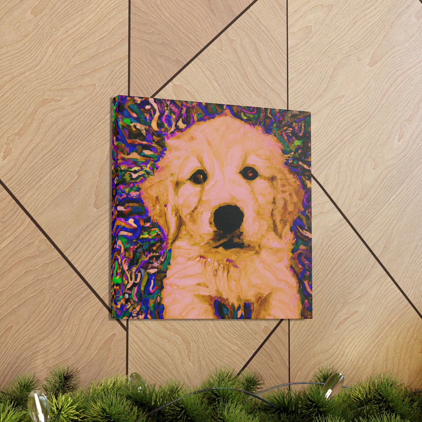 Countess Eleonore Magnificento - Golden Retriever Puppy - Canvas