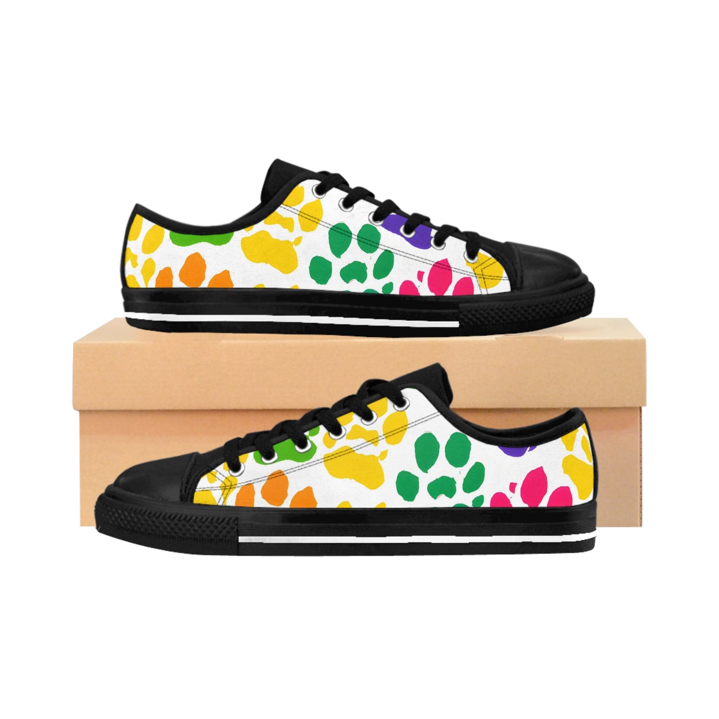 Charles des Chausseurs - Paw Print - Low-Top