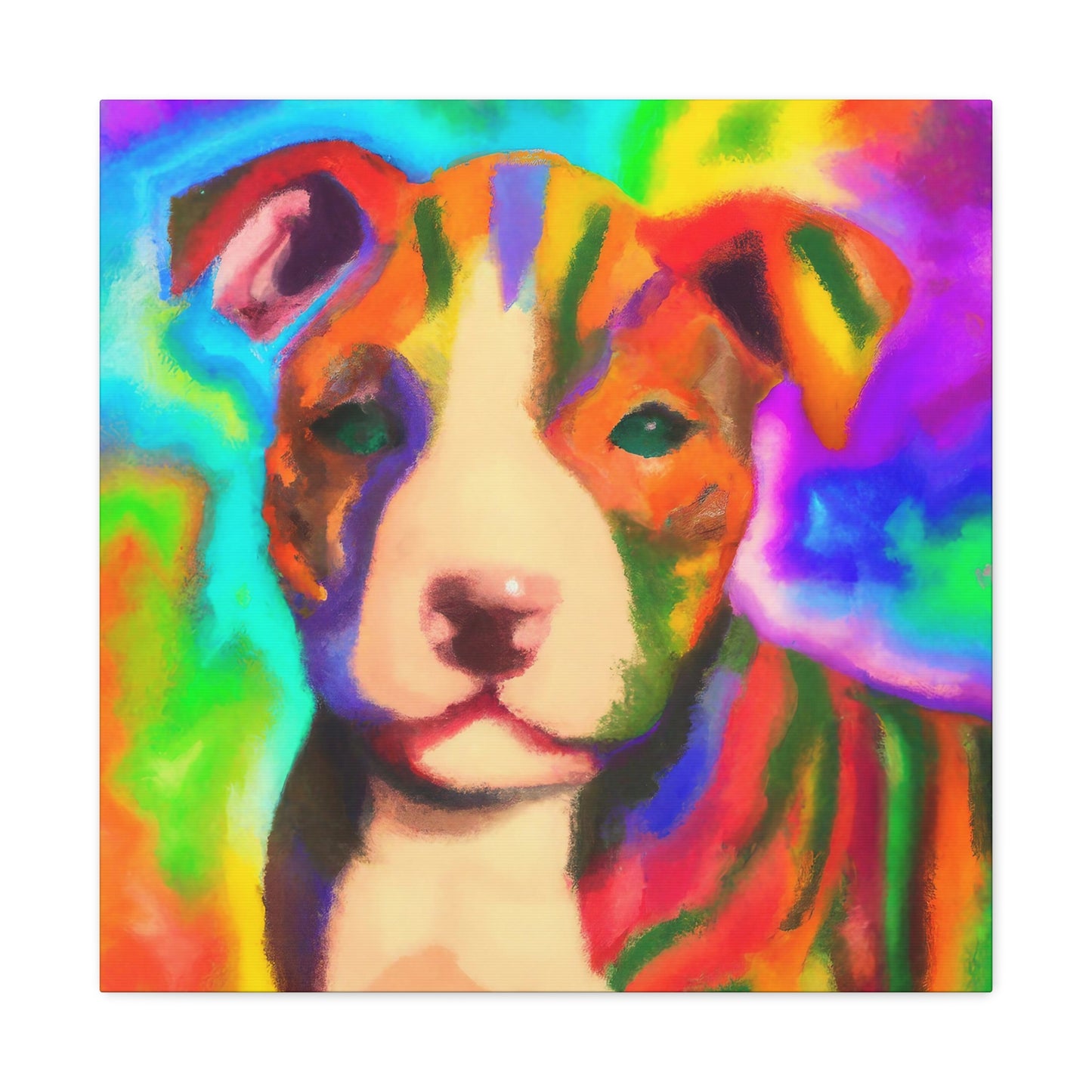 Countess Aurora Delacroix - Pitbull Puppy - Canvas