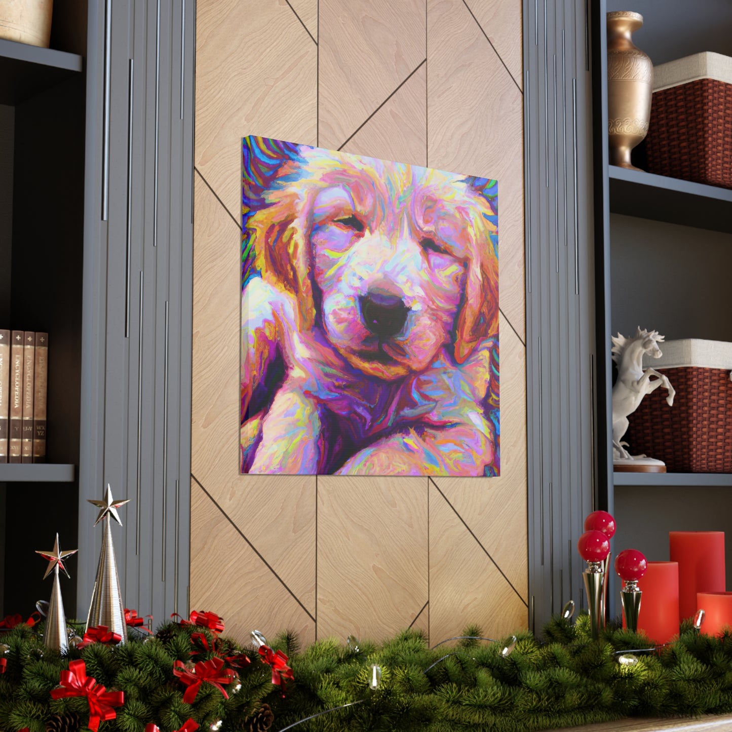 Titianus DeAristocratia - Golden Retriever Puppy - Canvas