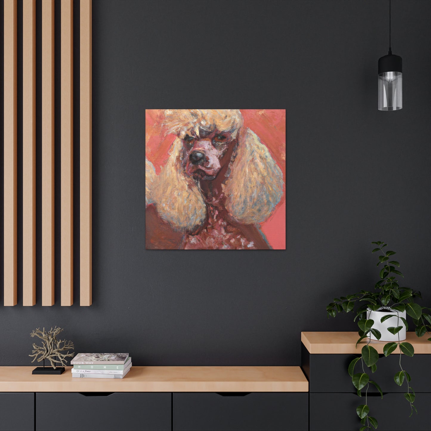 Monique de Beaumont - Poodle - Canvas