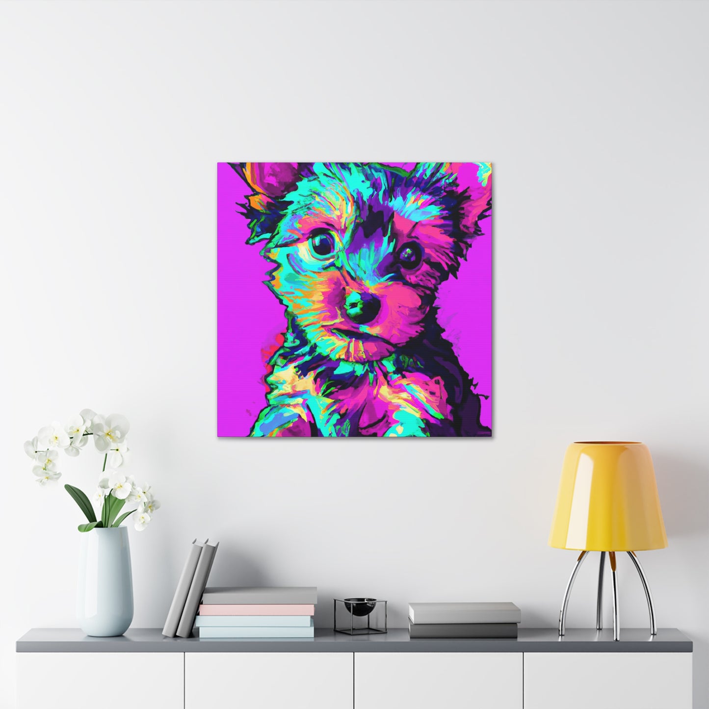 Eutivicious Vinteros - Yorkie Puppy - Canvas