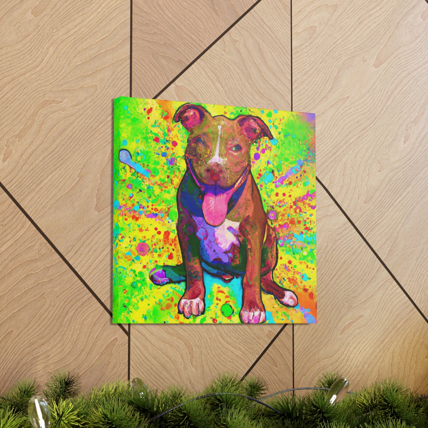 Princess Artemisa of Albion - Pitbull Puppy - Canvas