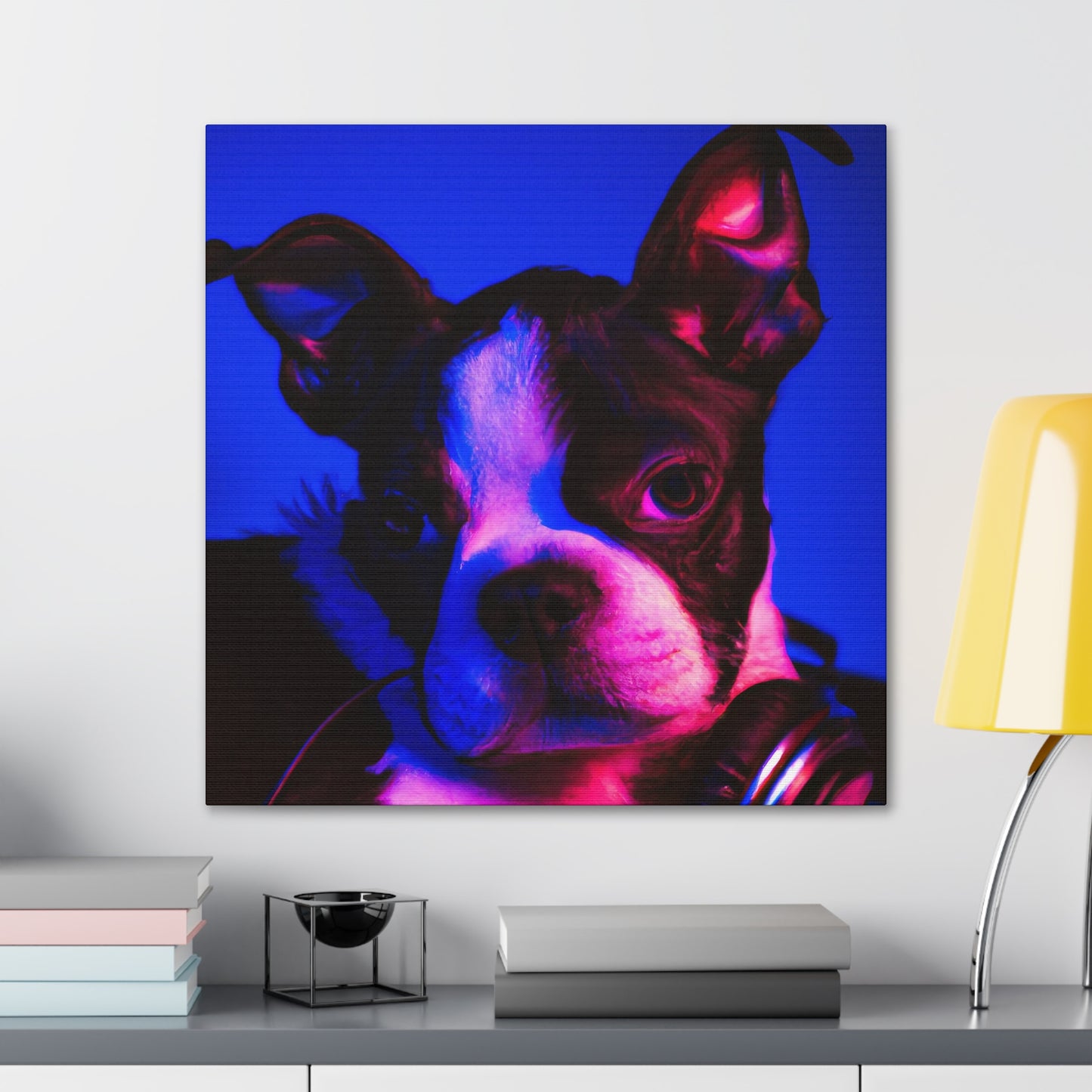 Princess Arabella of Boston - Boston Terrier - Canvas