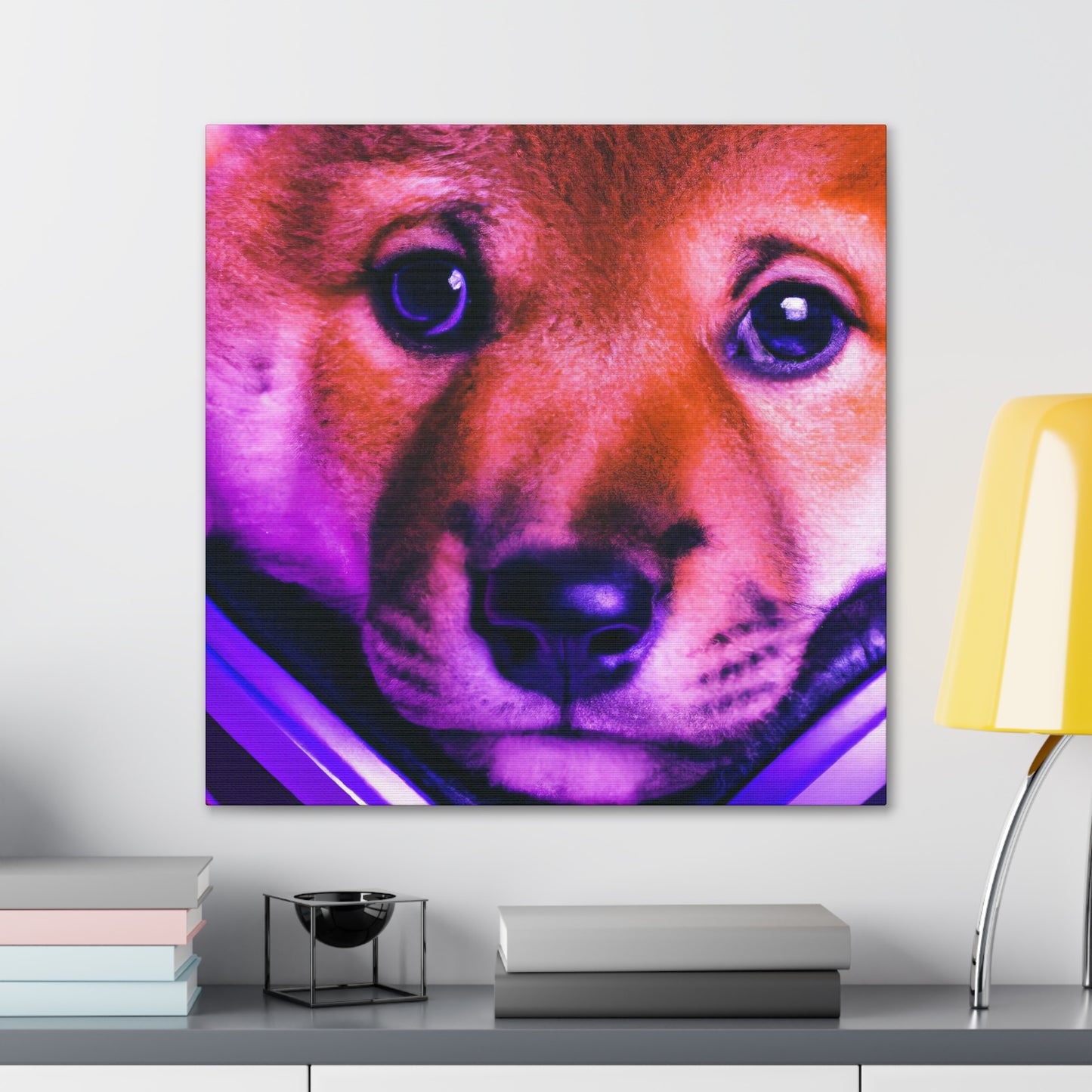 Kiran Karni - Shiba Inu - Canvas