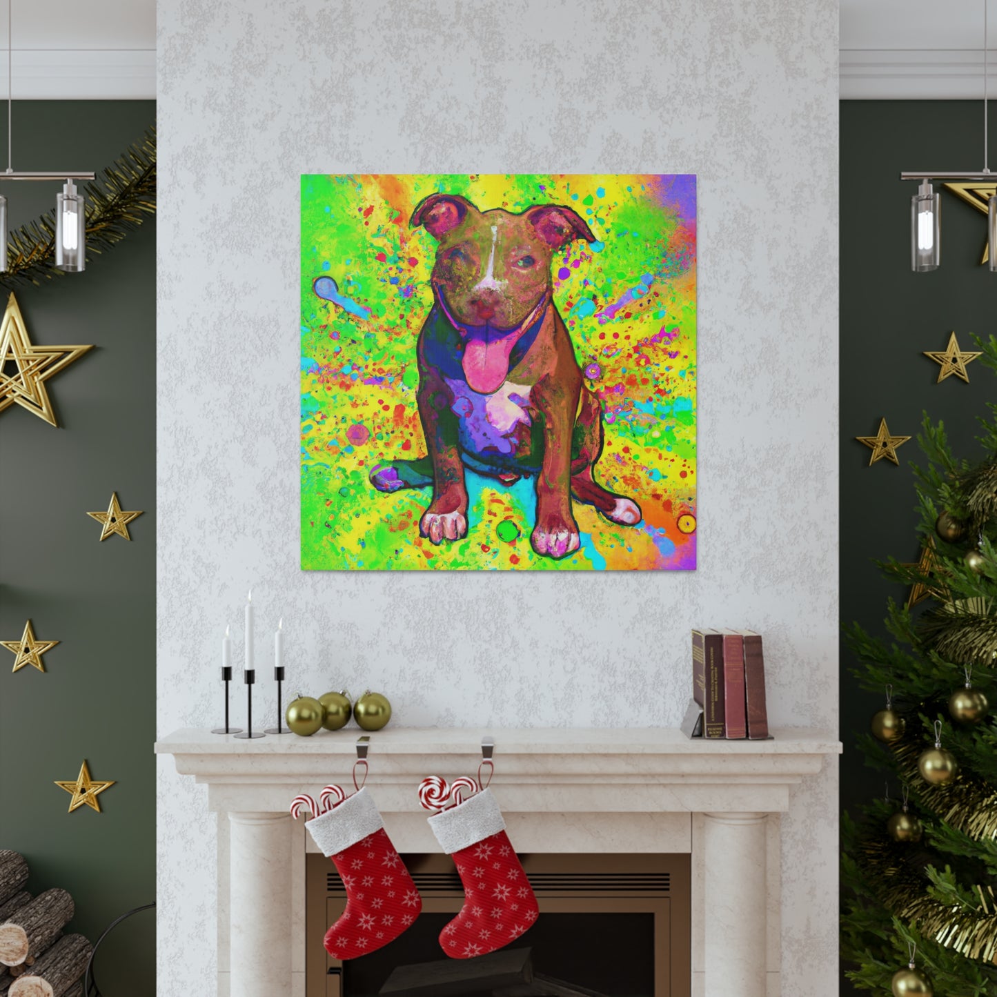 Princess Artemisa of Albion - Pitbull Puppy - Canvas