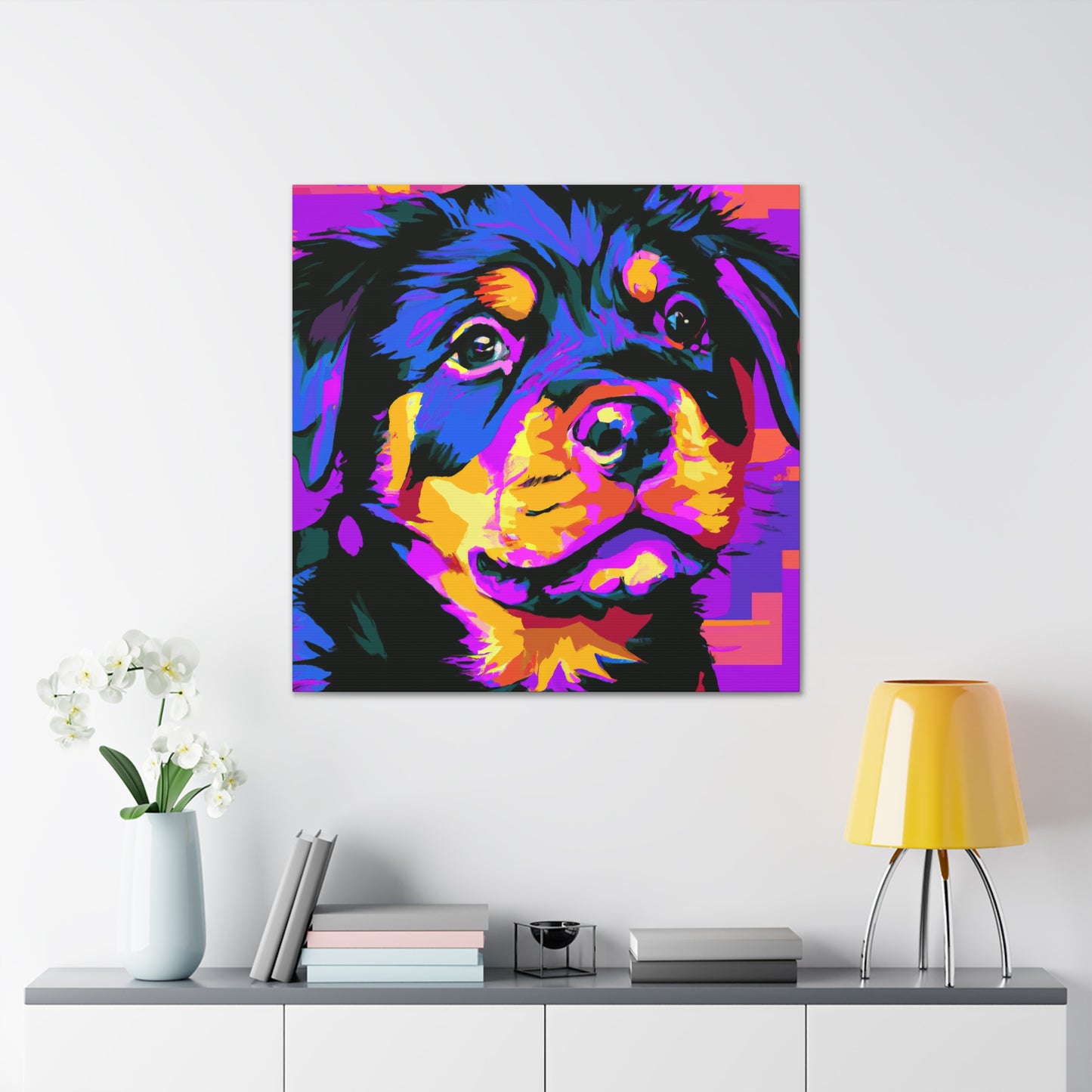 Countess Isabella von Röseburg - Rottweiler - Canvas