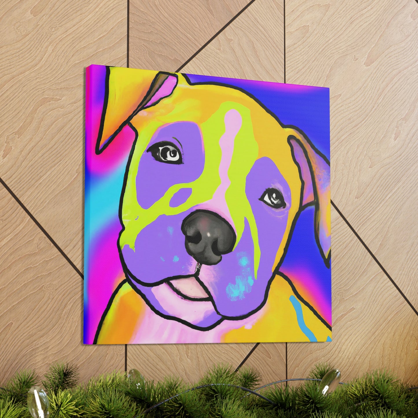 Rembrandt de Couronne - Pitbull Puppy - Canvas