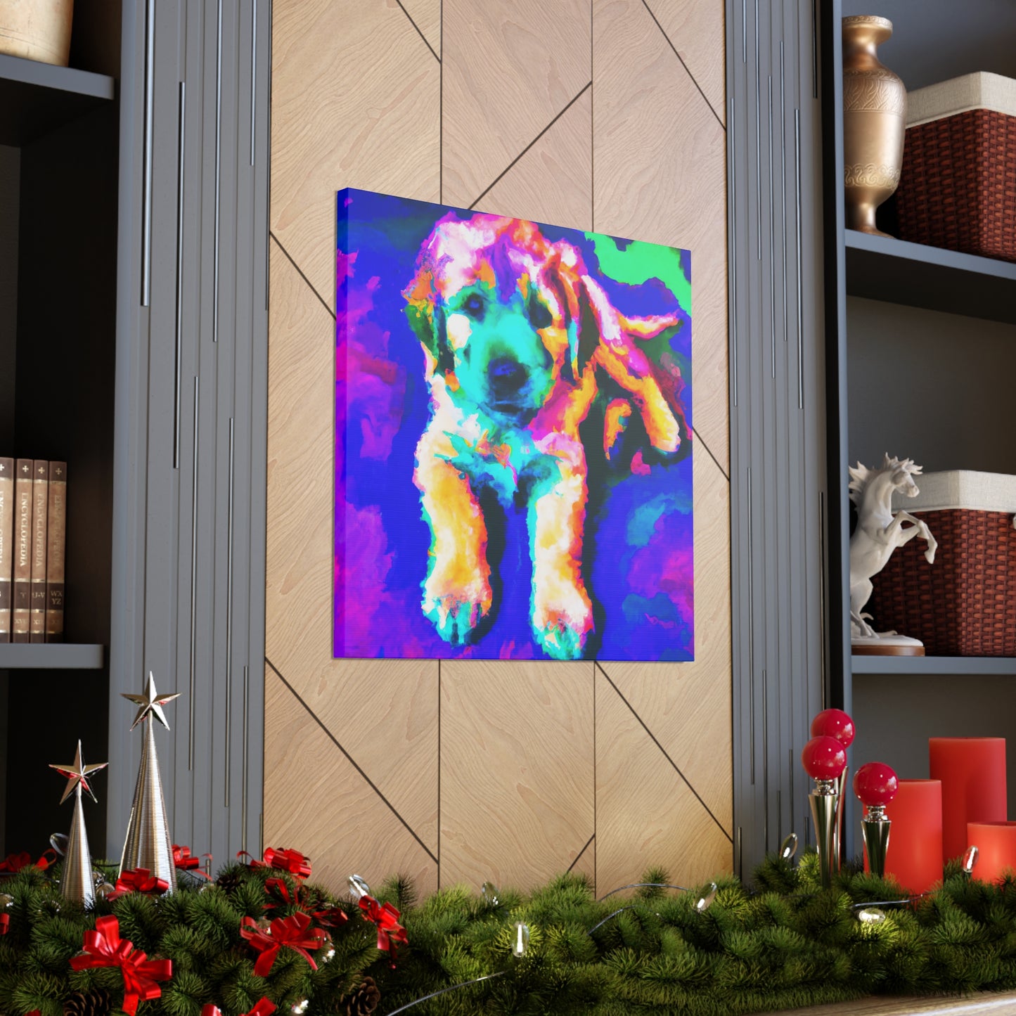 Cortland de' Medici - Golden Retriever Puppy - Canvas