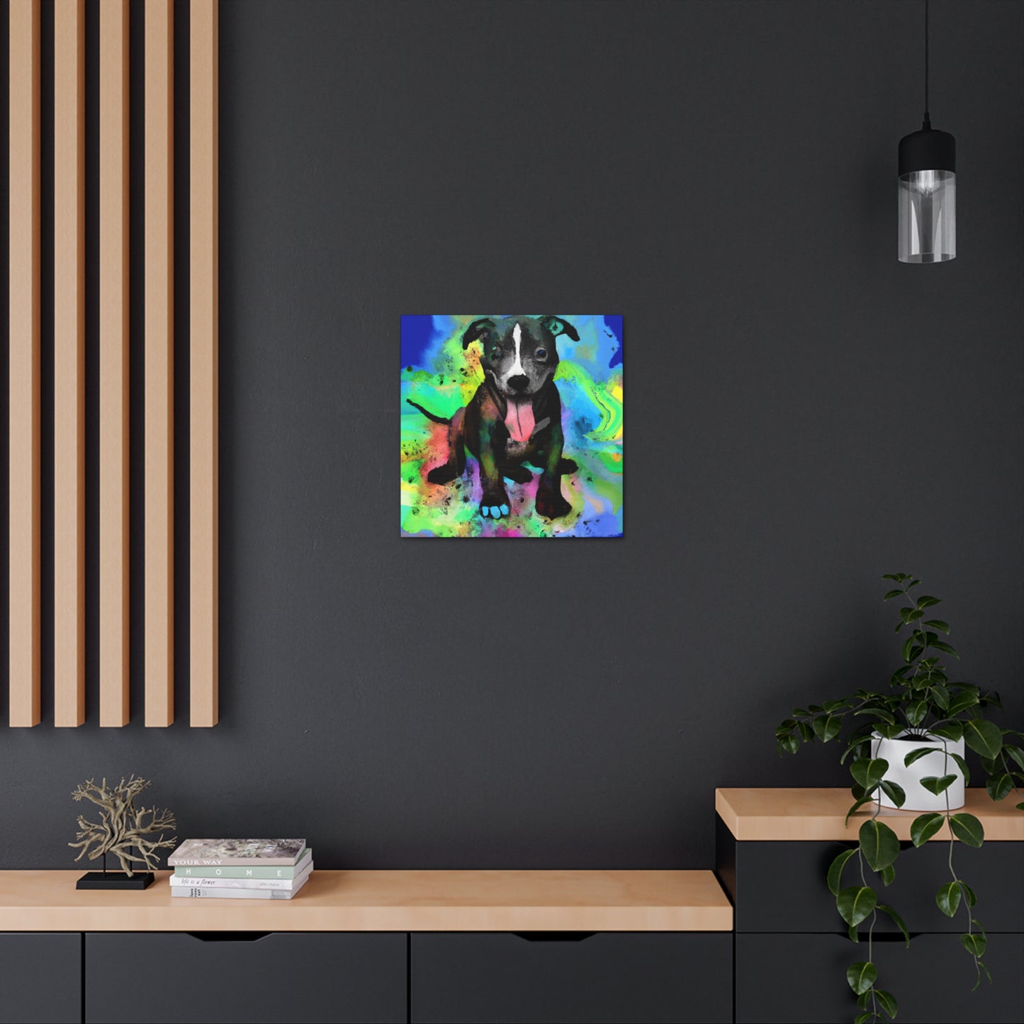 Isamon Emperius - Pitbull Puppy - Canvas