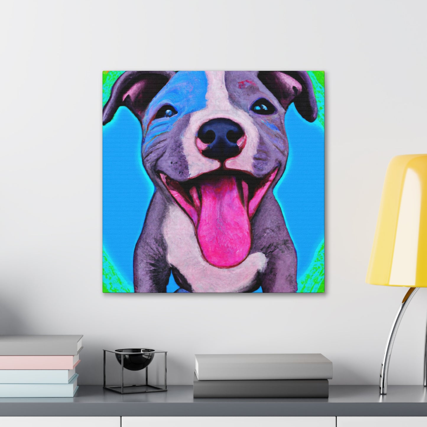 Celestina Elsanna de Veniela - Pitbull Puppy - Canvas