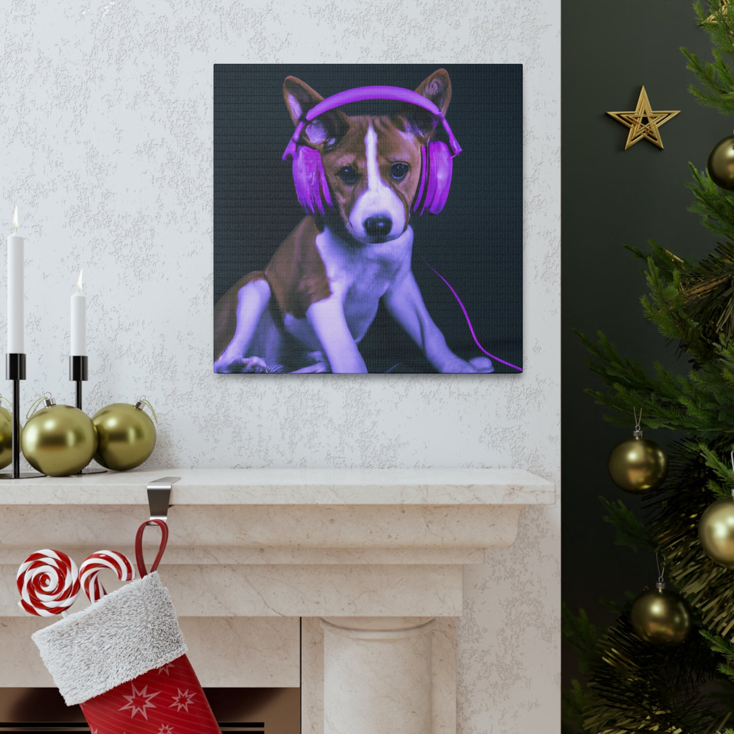 Shuenlana Mahkdoon - Basenji - Canvas