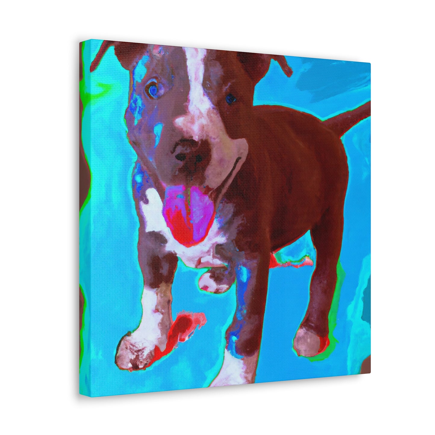 Rivana Von Rothshausen - Pitbull Puppy - Canvas