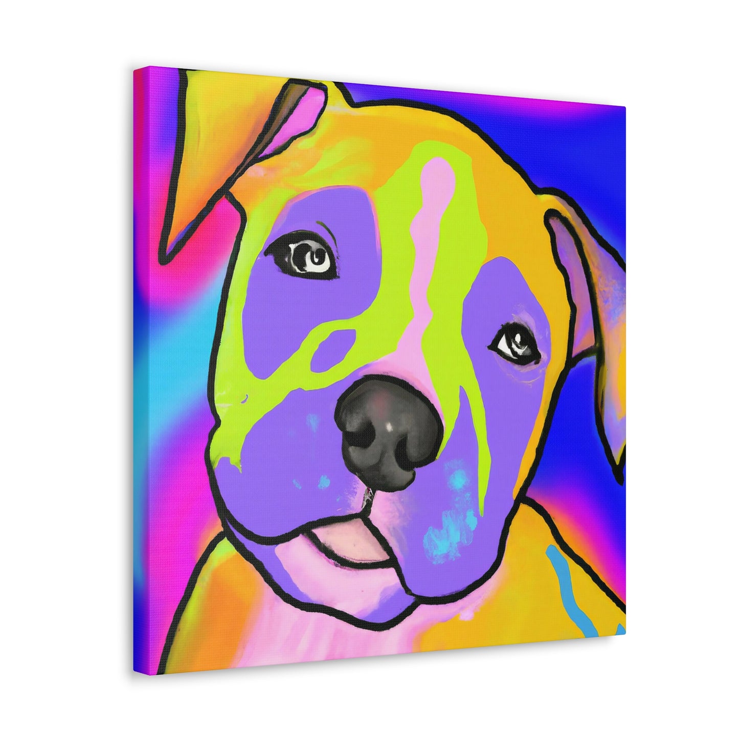 Rembrandt de Couronne - Pitbull Puppy - Canvas