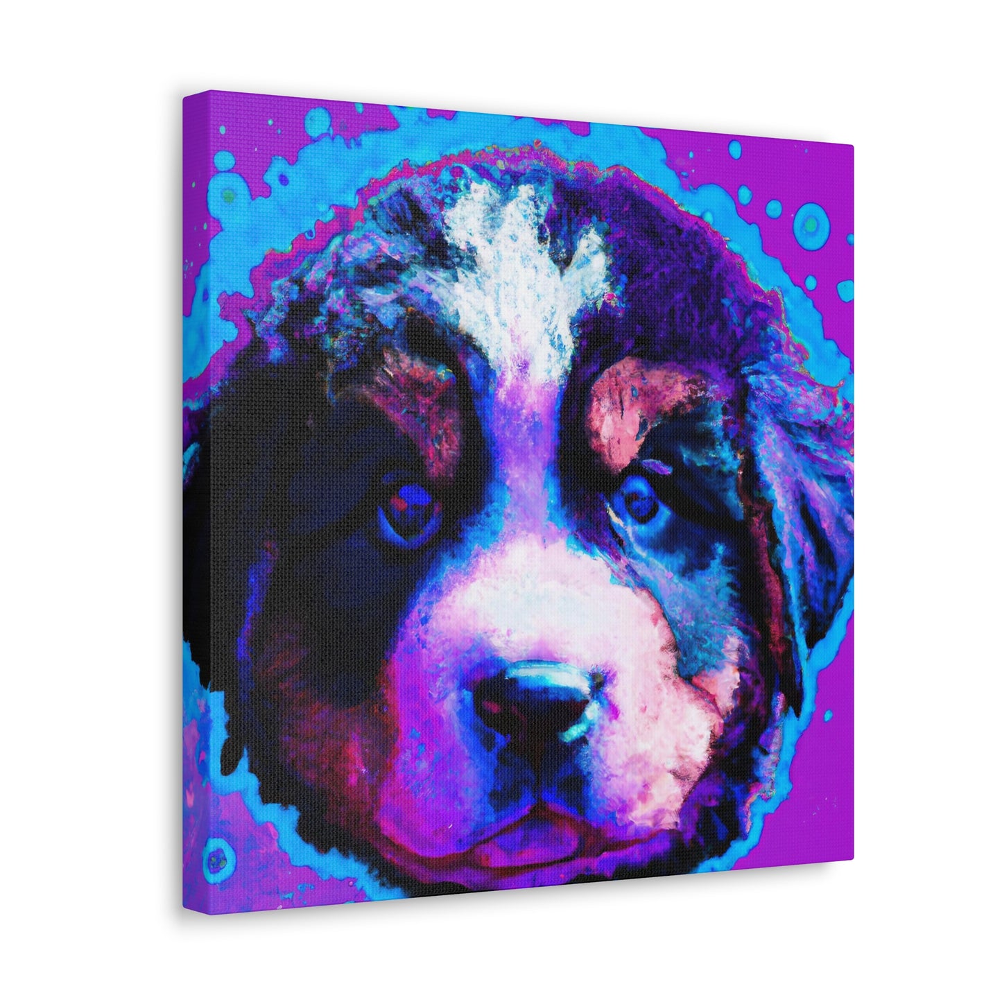 Queen Ellahanna of the Evercloaks - Bernese Mountain Dog - Canvas