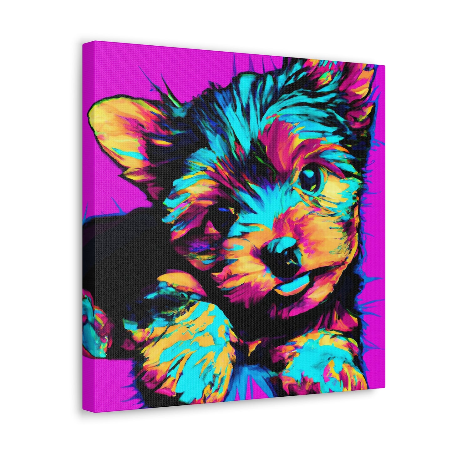 Kingston Noblephus - Yorkie Puppy - Canvas