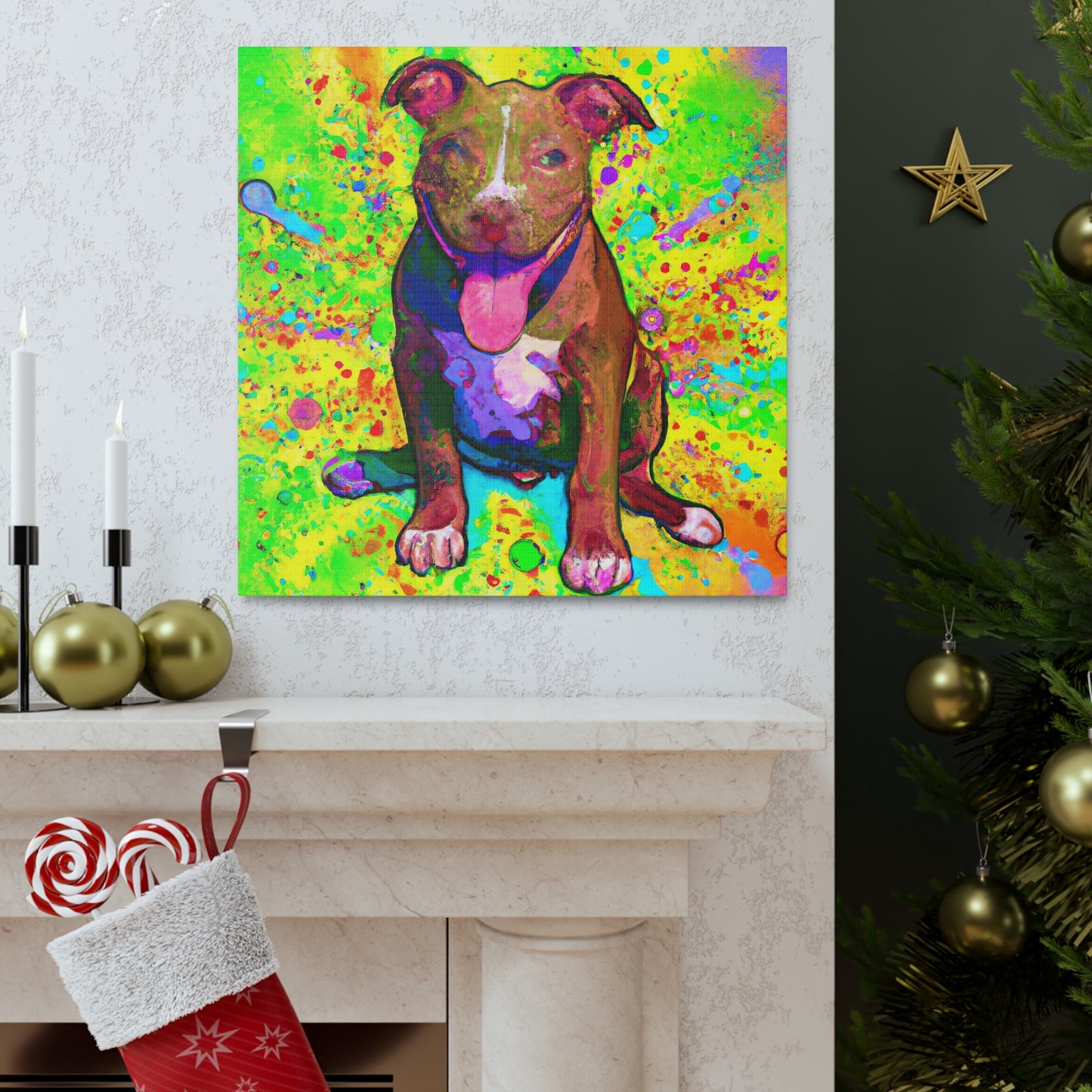 Princess Artemisa of Albion - Pitbull Puppy - Canvas