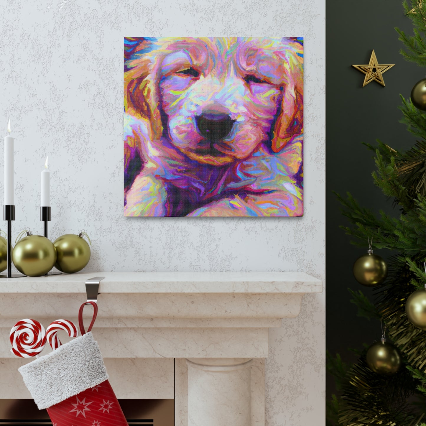 Titianus DeAristocratia - Golden Retriever Puppy - Canvas