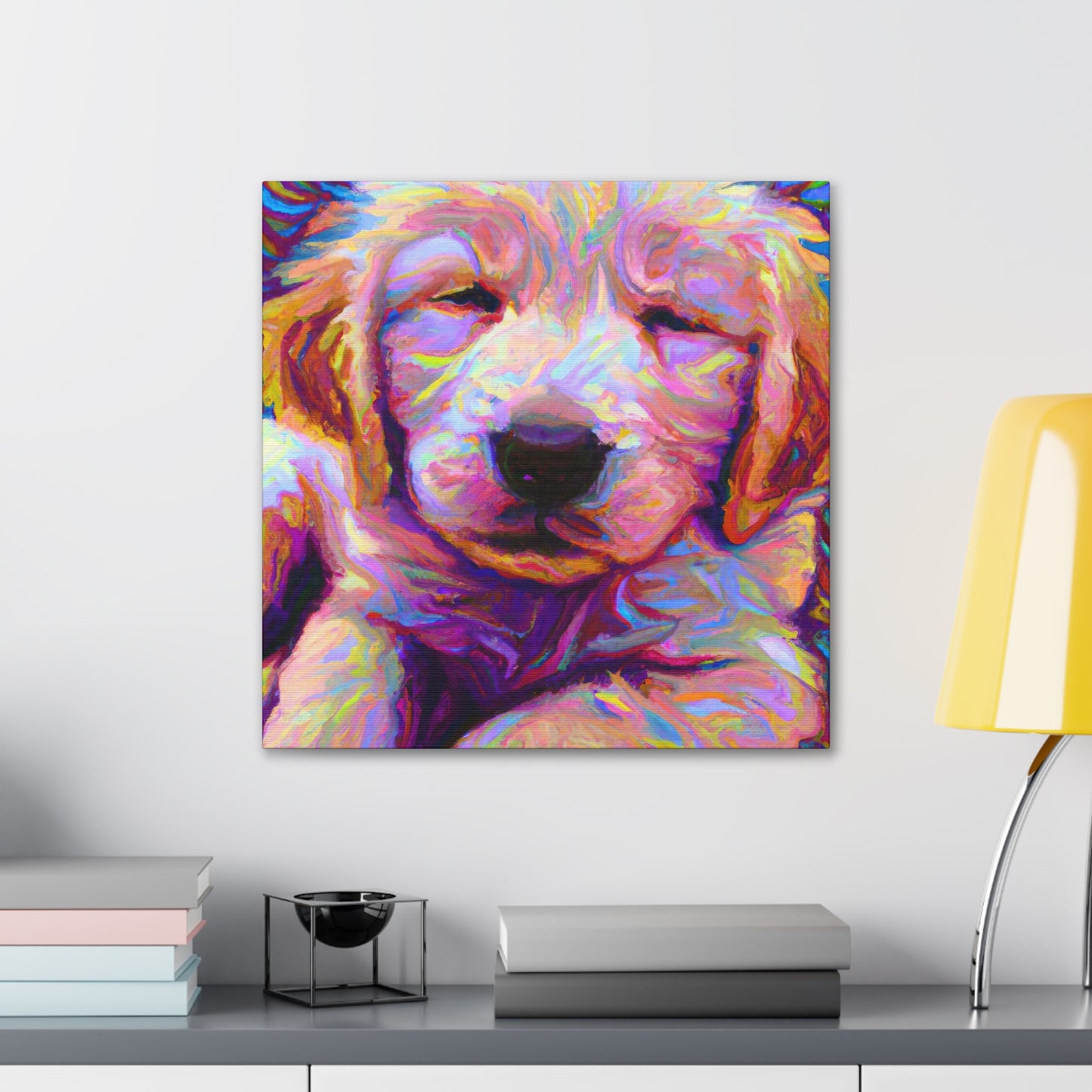 Titianus DeAristocratia - Golden Retriever Puppy - Canvas