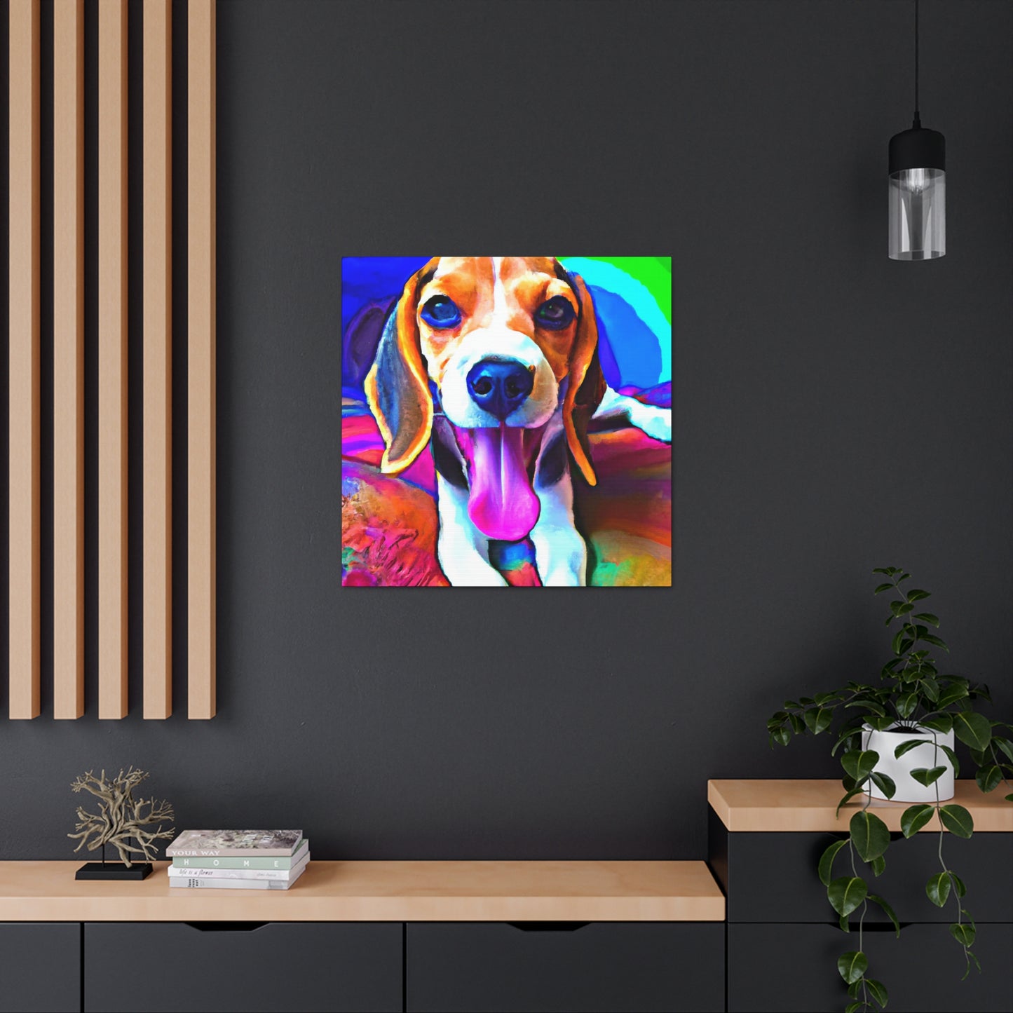 Leonarda d'Ascoli - Beagle Puppy - Canvas