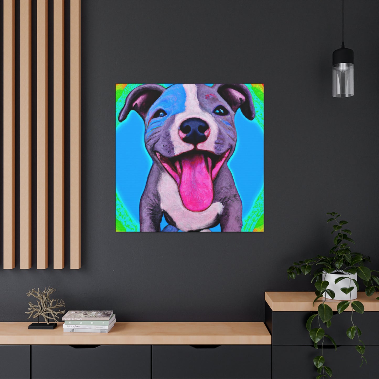 Celestina Elsanna de Veniela - Pitbull Puppy - Canvas