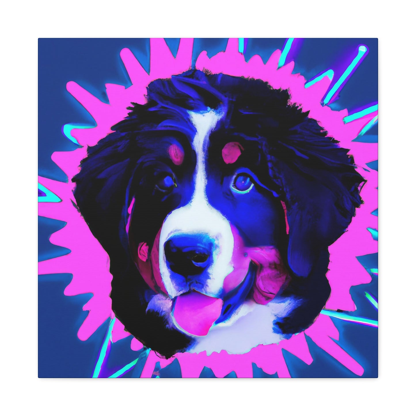 Princess Elodie von Bernhardzocher - Bernese Mountain Dog - Canvas