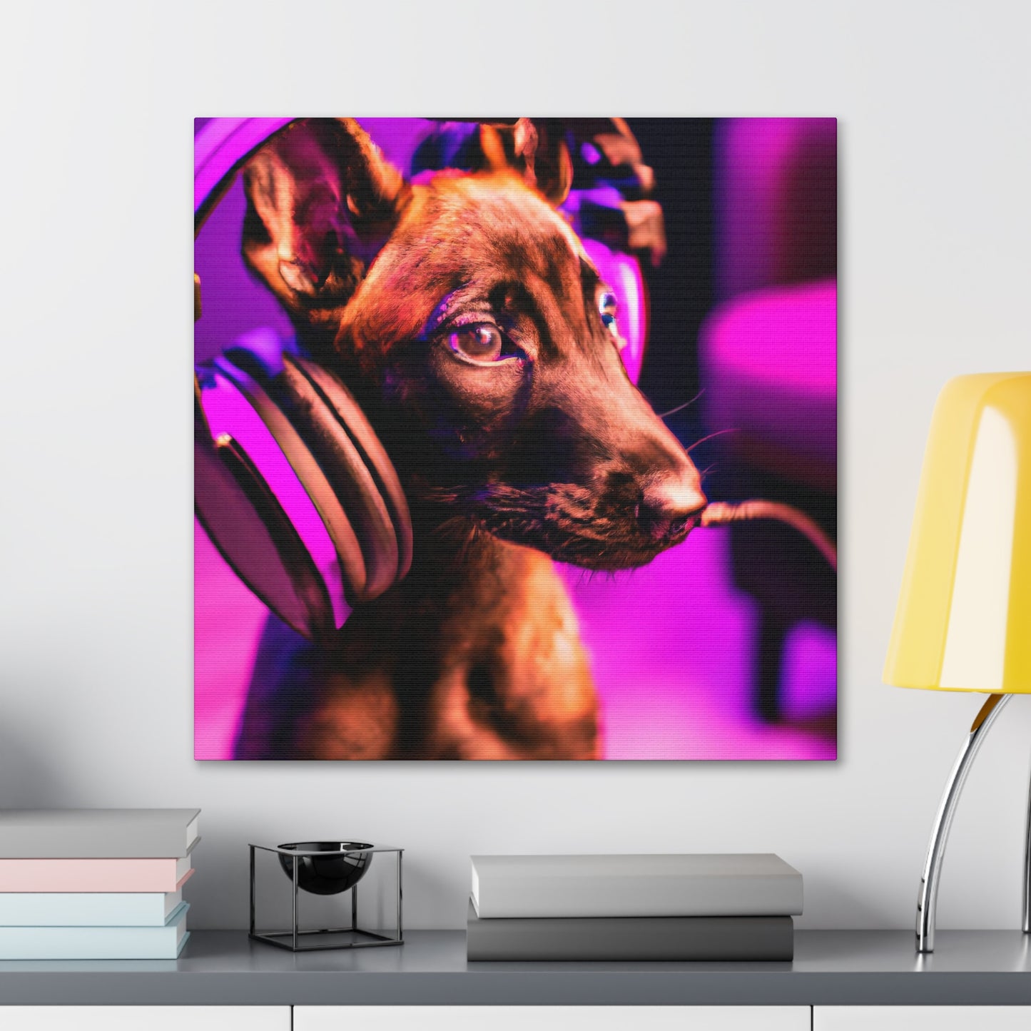 Count Henrietta de Ligne - Belgian Malinois - Canvas