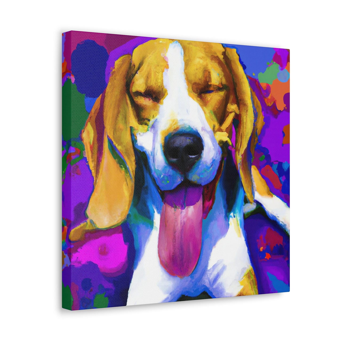 Gwendolynne the Noble Artist - Beagle Puppy - Canvas