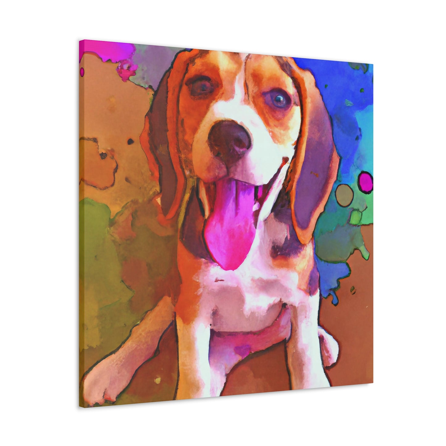 Josephine de la Rocque - Beagle Puppy - Canvas