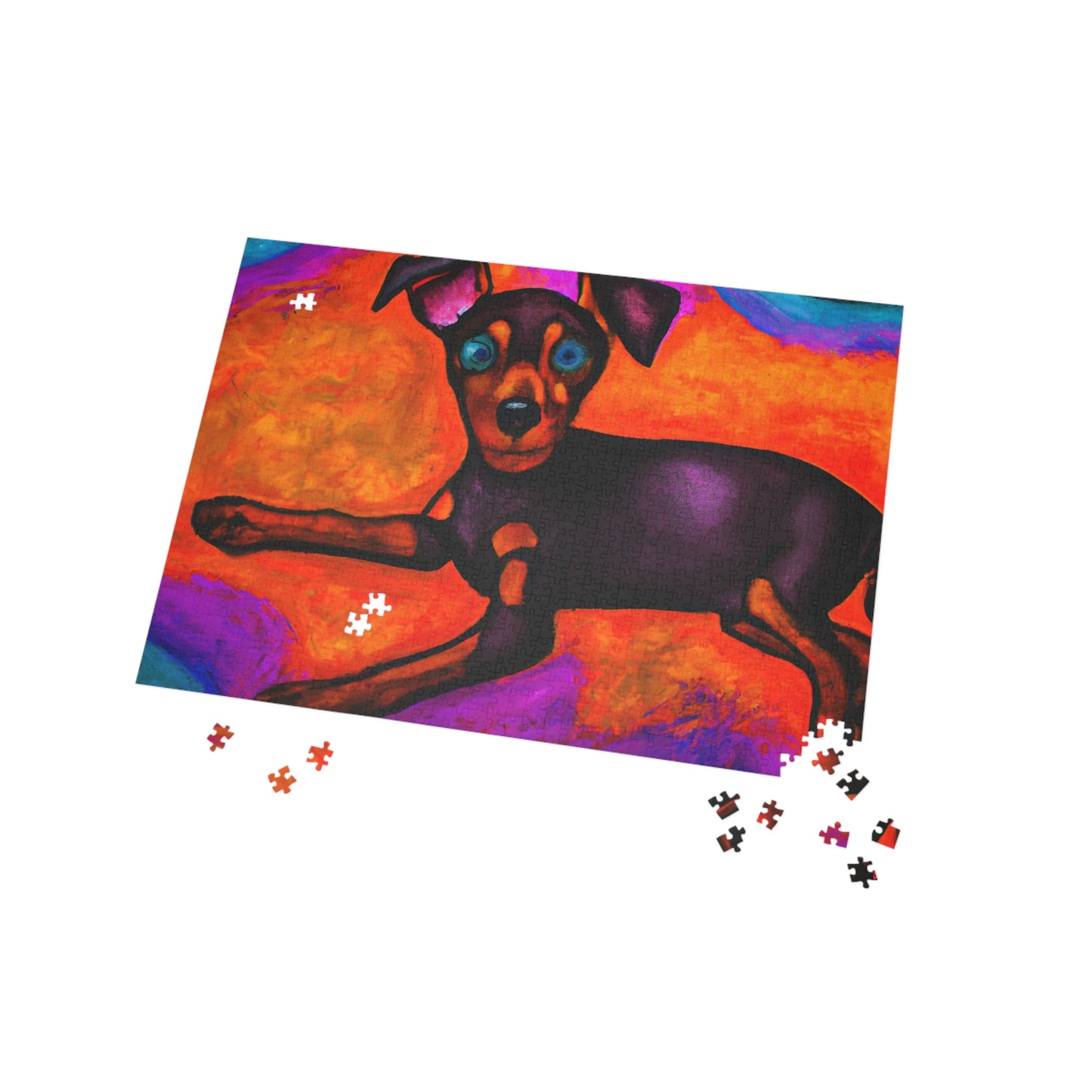 Yves Dupré - Miniature Pinscher Puppy - Puzzle