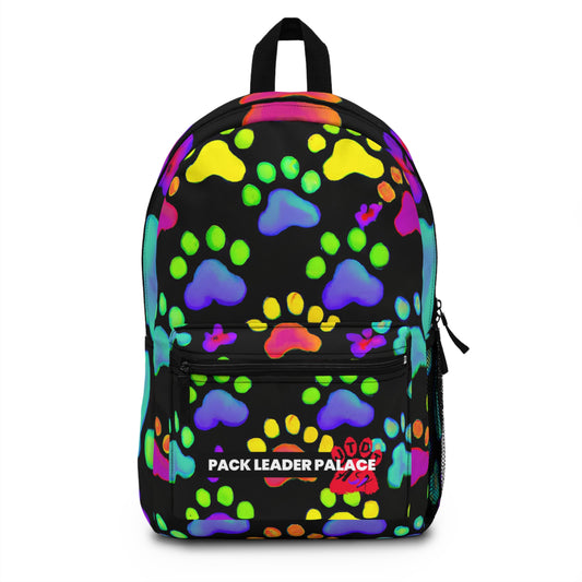Marius Rouge - Paw Print - Backpack