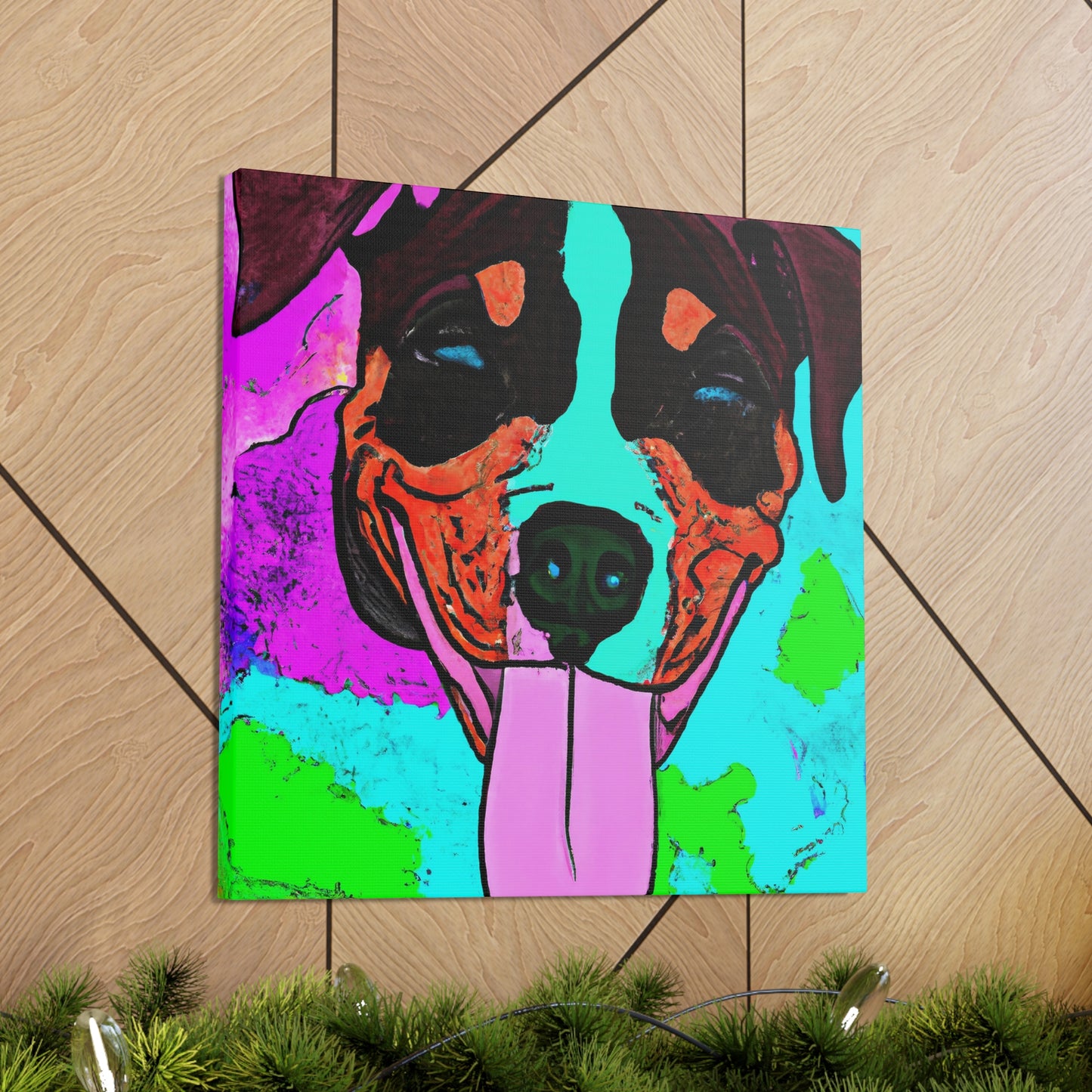 Gwendolyn de LaVallee - Pitbull Puppy - Canvas