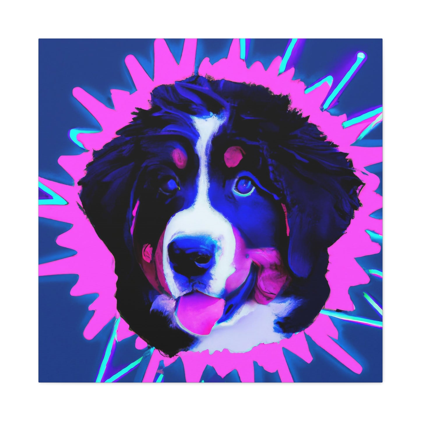 Princess Elodie von Bernhardzocher - Bernese Mountain Dog - Canvas