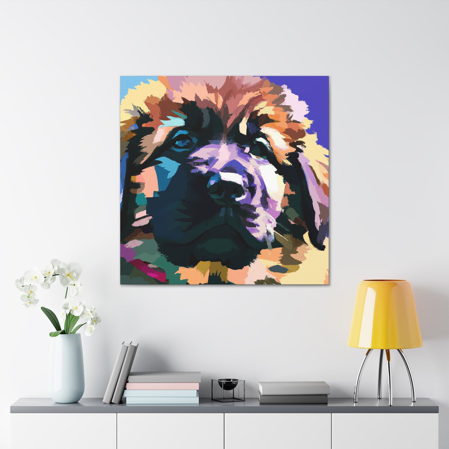 Princess Agnes von Schonberg - Leonberger - Canvas