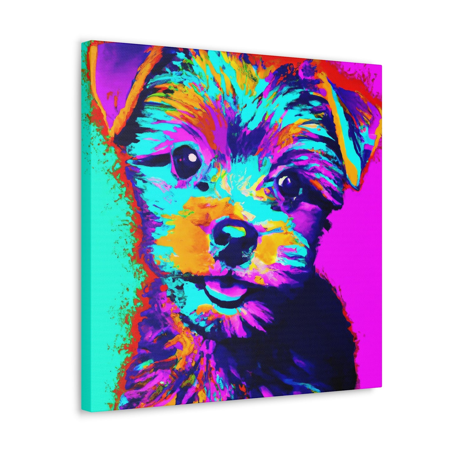 Afton Wilhemina de Winshire - Yorkie Puppy - Canvas