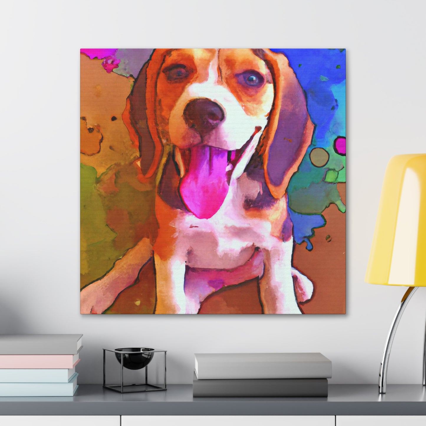 Josephine de la Rocque - Beagle Puppy - Canvas