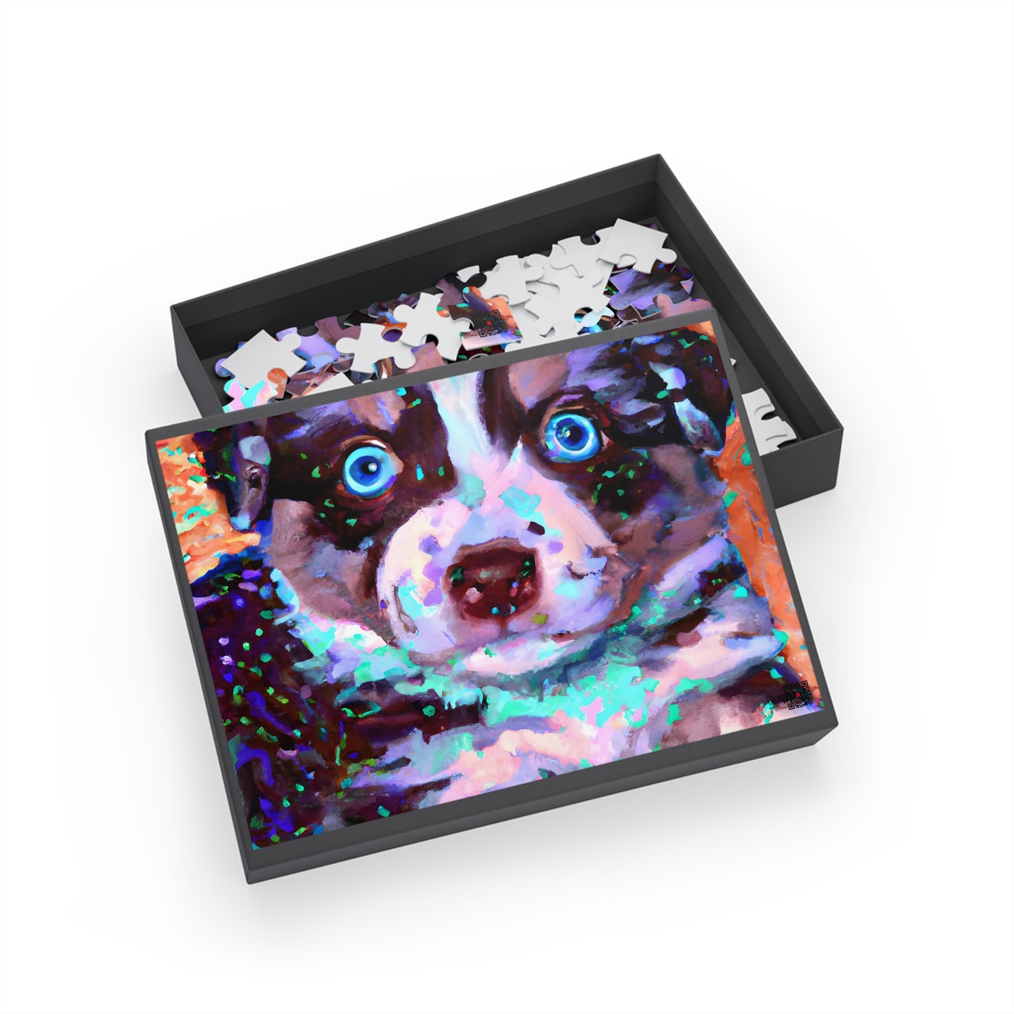 Claude Perleau - Australian Shepherd Puppy - Puzzle