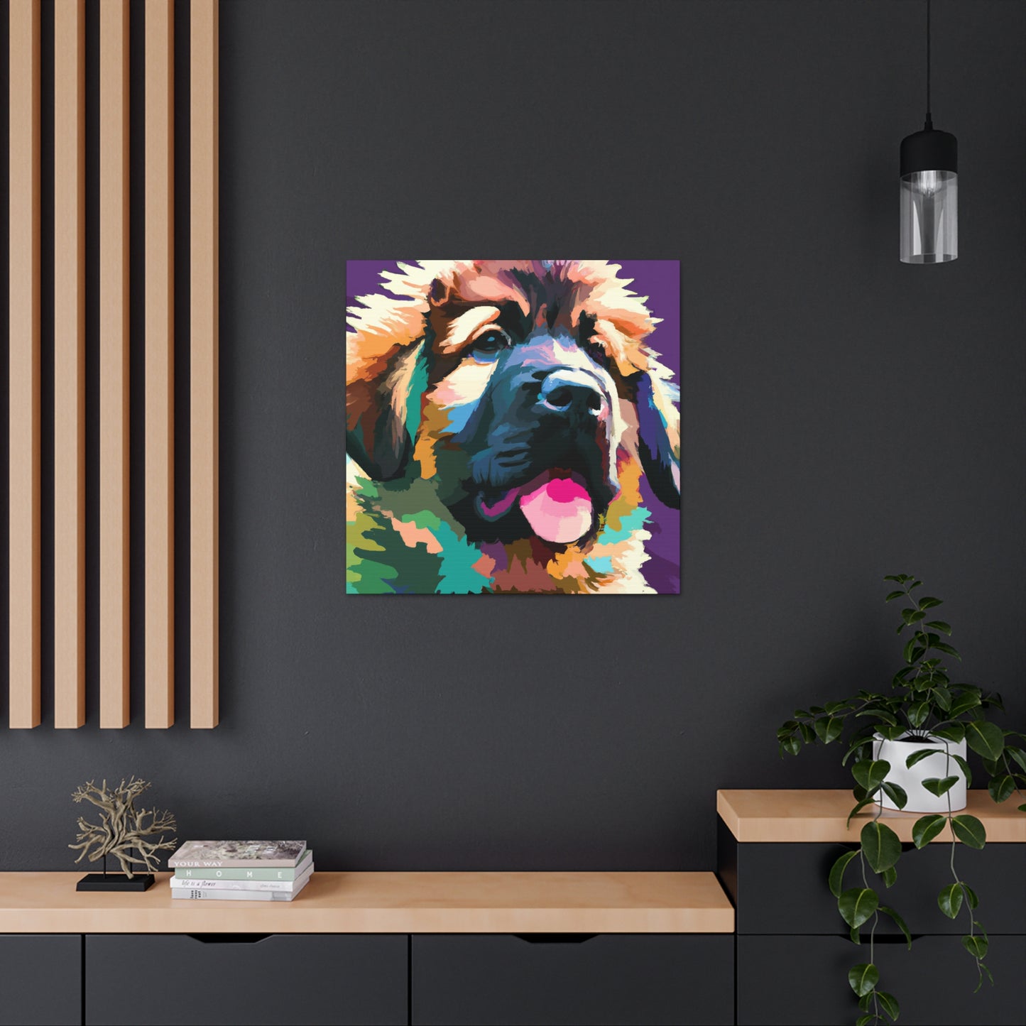 Baroness Aemilia von Preuss - Leonberger - Canvas