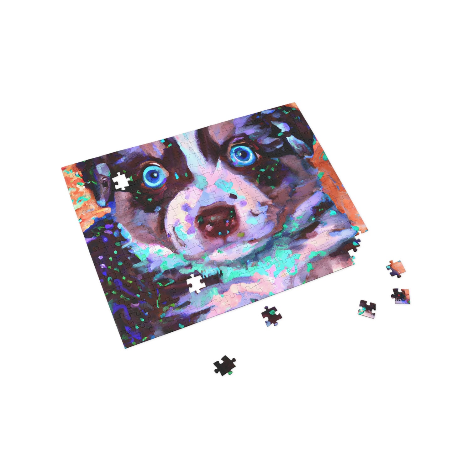 Claude Perleau - Australian Shepherd Puppy - Puzzle