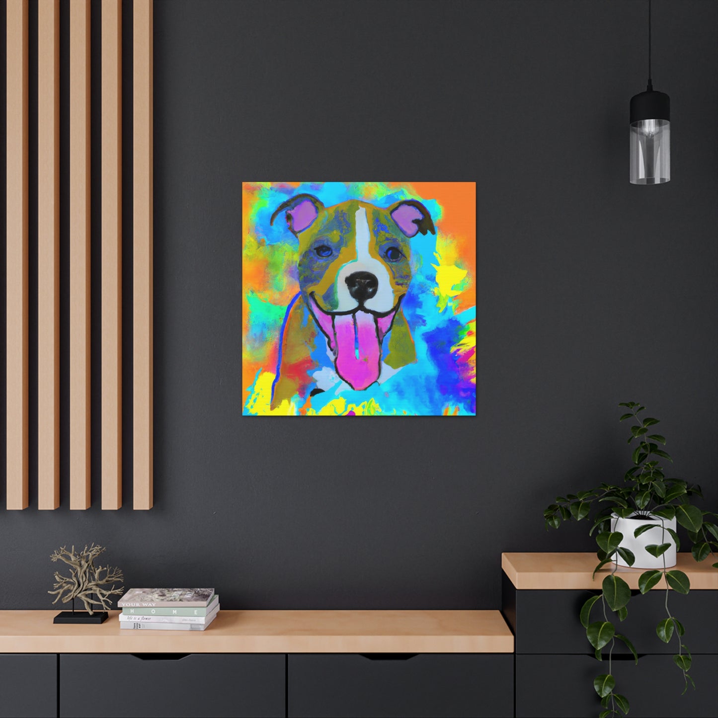 The Royal Painter - Lady Augusta Sommerset - Pitbull Puppy - Canvas