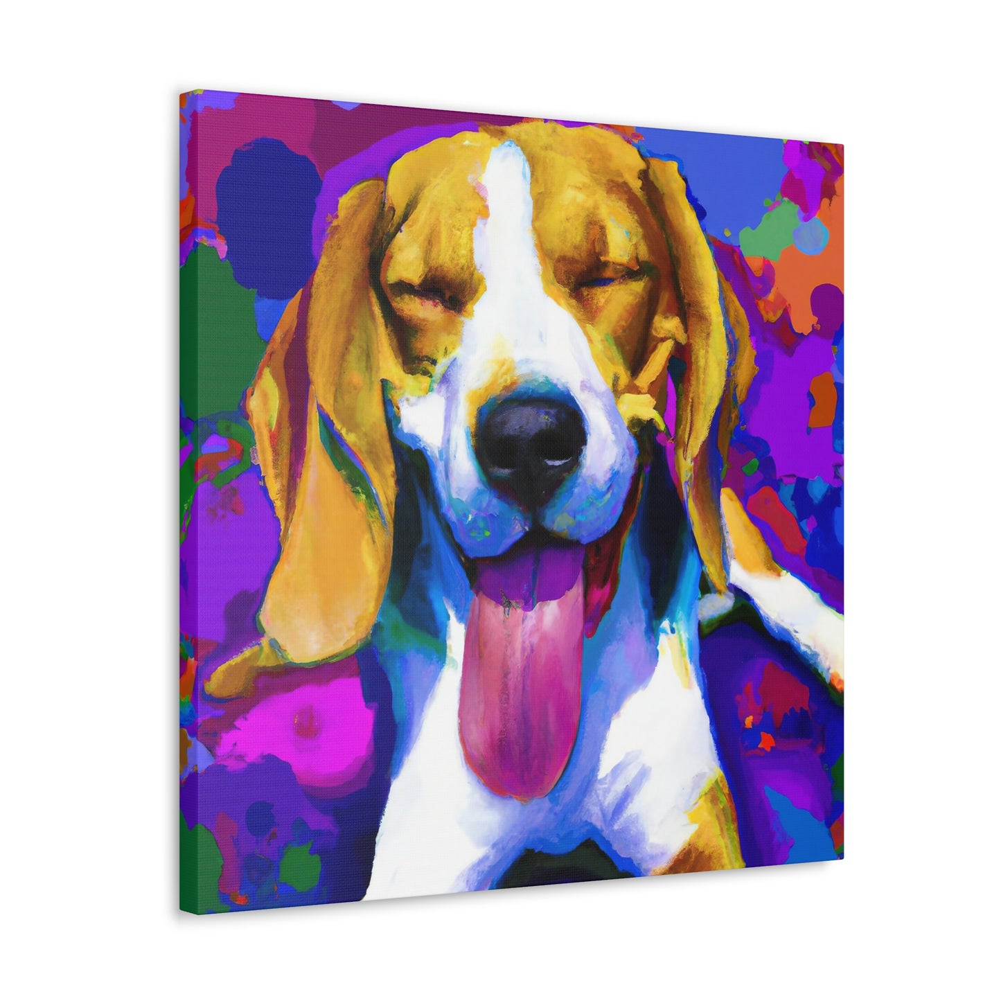 Gwendolynne the Noble Artist - Beagle Puppy - Canvas