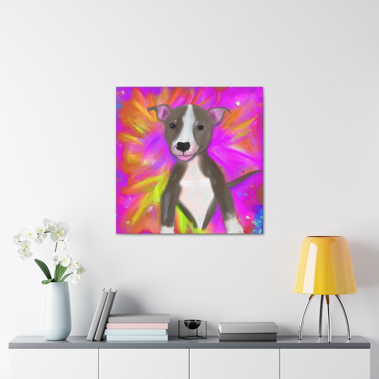 Artemisaristea Royaltea - Pitbull Puppy - Canvas