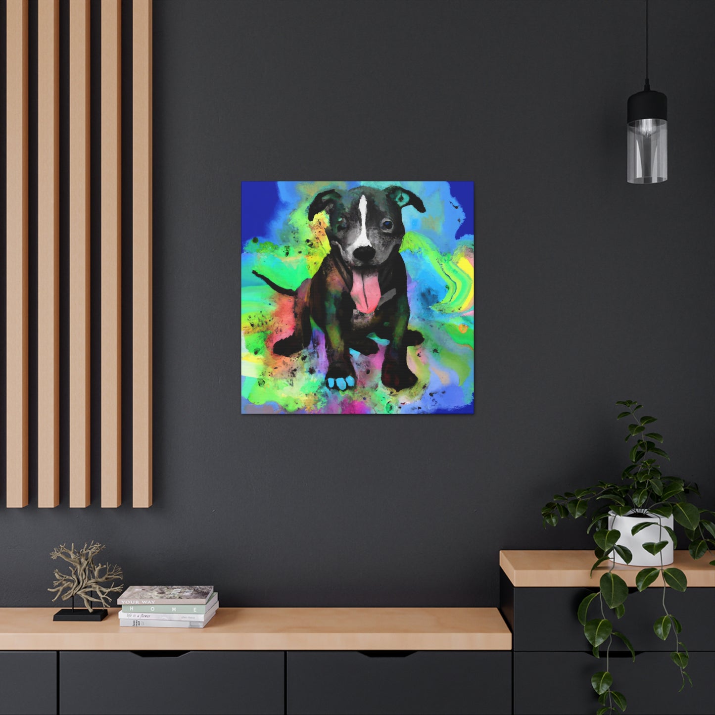 Isamon Emperius - Pitbull Puppy - Canvas